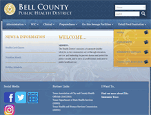 Tablet Screenshot of bellcountyhealth.org